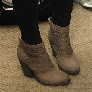 Grey Fergalicious booties